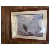 Eagle Framed Art, Pressed floral wall decor etc