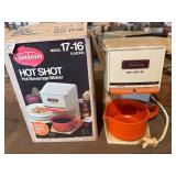 Vintage hot shotmakers, and coffee pots