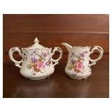 Vintage Lefton, sugar and creamer set