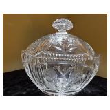 Vintage crystal candy dish