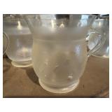Six vintage plastic Kool-Aid mugs