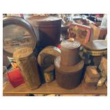 Vintage metal tins
