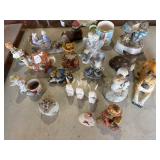 Vintage bluebirds figurines etc