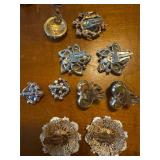 Vintage Leru, Coro, Lisner  earrings