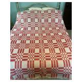 Vintage bedspread and Doilies etc.