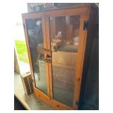 Wooden gun cabinet
