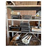 Vintage auto radios, etc.