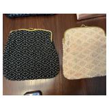 Vintage Corde Bead Clutch handbags