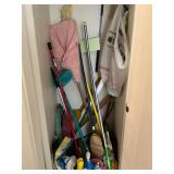Cleaning supply closet