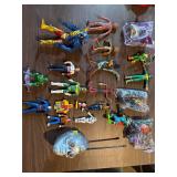 Vintage DC, Looney Tunes, ninja Turtles figurines