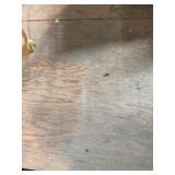 Vintage wooden folding table