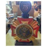 Vintage VFW 75 Anniversary whiskey decanter
