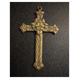 Vintage Floral Lords Prayer pendant