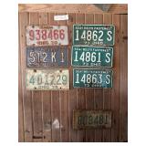 Vintage Ohio license plates