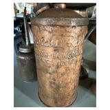 Vintage golden rod oil can, and more
