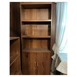 3 shelf, bottom cabinet pressed board Bookshelf