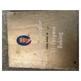 Vintage cookbooks including 1942 Betty Crocker