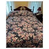 Queen Size Wooden Bed Set