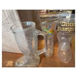 Vintage boot shaped souvenir glasses