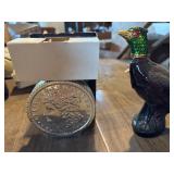 Vintage Avon liberty dollar and pheasant