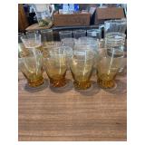 Vintage Sonnet Amber Glasses, etc.