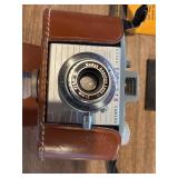 Vintage Kodak pony 828 camera case, etc.