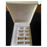 Vintage cultured, pearl sterling silver earrings