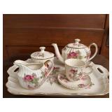 Vintage Floral Tea Set