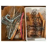 Metal & wooden hangers