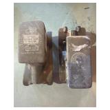 Vintage metal advertising coin banks
