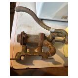 Vintage wall mounted water pump