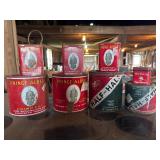 Vintage tobacco tins