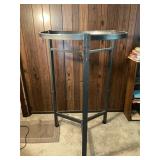 Metal circular adjustable clothes rack