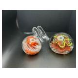 Glass Slippers & Paperweights