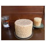 Large cake candle, floral candle, etc.