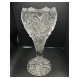 Vintage Imperial Glass Thunderbolt Chalice Vase