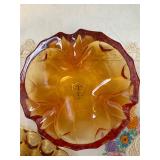 Vintage Tiffin, marina ashtray, and Fenton platter