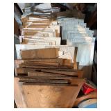 Vintage wooden shingles