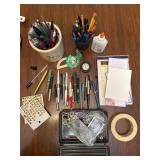 Vintage pens and desk supplies