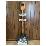 Wooden 40' Snowman Shovel