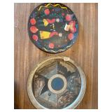 Vintage Decorative Aluminum Trays