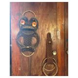 Vintage home decor, macrame Frog, etc