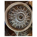 Vintage hubcaps set of four