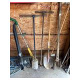 Post hole digger, shovel, electric blower eyc