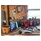 Tools on Workbench & Wall
