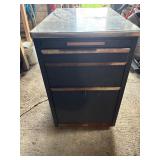 Vintage heavy duty metal filing cabinet