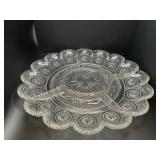 Vintage 5 section relish tray, etc
