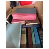 Box of vintage books