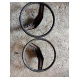 Nine steering wheels two different styles