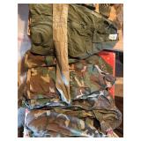 Vintage Camo Military Clothing Medium